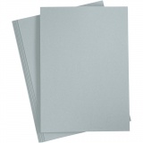 Karton, A4, Blatt 210x297 mm, 220 g, Grau, 10 Stk/ 1 Pck