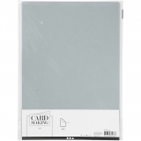 Karton, A4, Blatt 210x297 mm, 220 g, Grau, 10 Stk/ 1 Pck