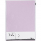 Karton, A4, Blatt 210x297 mm, 220 g, Helllila, 10 Stk/ 1 Pck
