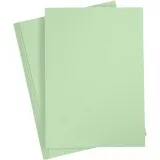 Karton, A4, Blatt 210x297 mm, 220 g, Hellgrün, 10 Bl./ 1 Pck