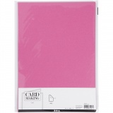 Karton, A4, Blatt 210x297 mm, 220 g, Pink, 10 Stk/ 1 Pck