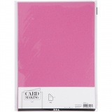 Karton, A4, 210x297 mm, 220 g, Pink, 10 Stk/ 1 Pck