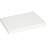 Faltschachtelkarton, Blatt 25,5x36 cm, Dicke 0,4 mm, 250 g, Weiß, 100 Bl./ 1 Pck