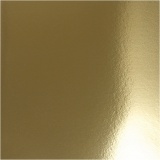 Metallic-Folienkarton, A4, Blatt 210x297 mm, 280 g, Gold, 10 Bl./ 1 Pck