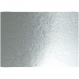 Metallic-Folienkarton, A4, Blatt 210x297 mm, 280 g, Silber, 10 Bl./ 1 Pck