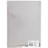 Metallic-Folienkarton, A4, Blatt 210x297 mm, 280 g, Silber, 10 Bl./ 1 Pck