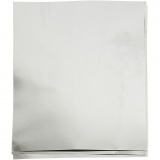 Prägefolie, A5, Blatt 148x210 mm, Dicke 0,9 mm, Silber, 10 Stk/ 1 Pck