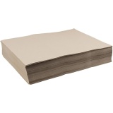 Kraftpapier, A2, Blatt 420x594 mm, 135 g, Graubraun, 500 Bl./ 1 Pck