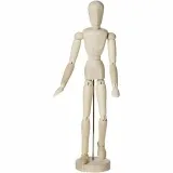 Gliederpuppe, Mann, H 30 cm, 1 Stk