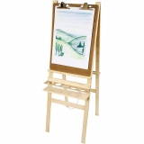 Doppelseitige Staffelei , H 134 cm, B 58 cm, 1 Stk