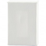 Mini-Leinwand, Größe 6x4x1 cm, Weiß, 2 Stk/ 1 Pck