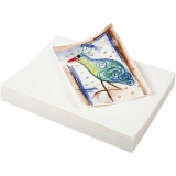 Aquarellpapier, A5, Blatt 148x210 mm, 200 g, Weiß, 100 Bl./ 1 Pck