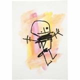 Aquarellpapier, A4, Blatt 210x297 mm, 200 g, Weiß, 100 Bl./ 1 Pck