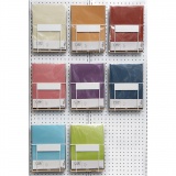 Pergamentpapier, A4, Blatt 210x297 mm, 100 g, Sortierte Farben, 8x10 Pck/ 1 Pck