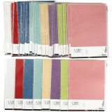 Pergamentpapier, A4, Blatt 210x297 mm, 100 g, Sortierte Farben, 8x10 Pck/ 1 Pck
