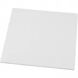 Leinwandplatte, Größe 20x20 cm, Dicke 3 mm, 280 g, Weiß, 1 Stk