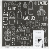 Design-Papier, Kaktus, 180 g, 5 Bl./ 1 Pck