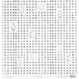 Design-Papier, Häschen, Blatt 30,5x30,5 cm, 180 g, 5 Bl./ 1 Pck
