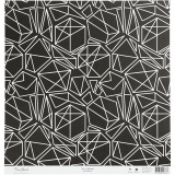 Design-Papier, Geometrie / Blätter, 180 g, 5 Bl./ 1 Pck