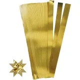 Papierstreifen für Sterne, L 73 cm, D 11,5 cm, B 25 mm, Gold, 100 Streifen/ 1 Pck