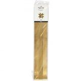 Papierstreifen für Sterne, L 73 cm, B 25 mm, D 11,5 cm, Gold, 100 Streifen/ 1 Pck