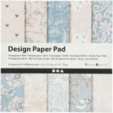 Design-Papier im Block, Blatt 15,2x15,2 cm, 120 g, Rosa, 50 Bl./ 1 Pck