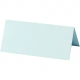 Tischkarten, Größe 9x4 cm, 220 g, Hellblau, 20 Stk/ 1 Pck