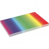 Regenbogen-Papier, A4, Blatt 210x297 mm, 180 g, 100 Bl./ 1 Pck
