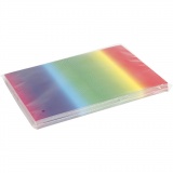 Regenbogen-Papier, A4, Blatt 210x297 mm, 180 g, 100 Bl./ 1 Pck