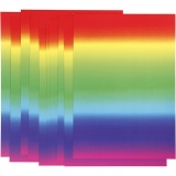 Regenbogen-Papier, A4, Blatt 210x297 mm, 180 g, 10 Bl./ 1 Pck