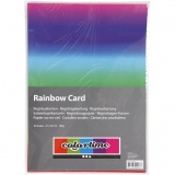 Regenbogen-Papier, A4, Blatt 210x297 mm, 180 g, 10 Bl./ 1 Pck