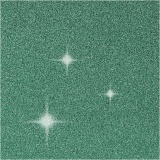 Karten & Kuverts, Kartengröße 10,5x15 cm, Umschlaggröße 11,5x16,5 cm, Glitter, 110+250 g, Grün, 4 Set/ 1 Pck