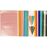 Glanzpapier, Blatt 32x40 cm, 80 g, 1 Set