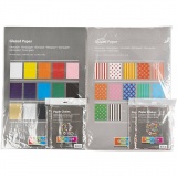 Glanzpapier, Blatt 32x40 cm, 80 g, 1 Set