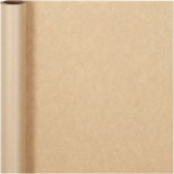 Geschenkpapier , B 50 cm, 60 g, Beige, 5 m/ 1 Rolle