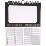 Ewiger Kalender, Größe 19x23 cm, 180 g, 5 Stk/ 1 Pck