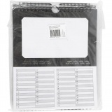 Ewiger Kalender, Größe 19x23 cm, Lochgröße 15,3x9,2 cm, 180 g, 5 Stk/ 1 Pck