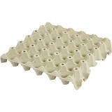 Eiertablett, H 4 cm, Größe 29x29 cm, 20 Stk/ 1 Pck