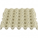 Eiertablett, H 4 cm, Größe 29x29 cm, 20 Stk/ 1 Pck