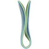 Quilling-Streifen, L 78 cm, B 5 mm, 120 g, Blau, Grün, Lindgrün, Türkis, 100 Stk/ 1 Pck