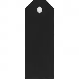 Manila-Anhänger, Größe 3x8 cm, 220 g, Schwarz, 20 Stk/ 1 Pck