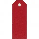 Manila-Anhänger, Größe 3x8 cm, 220 g, Rot, 20 Stk/ 1 Pck