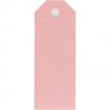 Manila-Anhänger, Größe 3x8 cm, 220 g, Rosa, 20 Stk/ 1 Pck