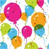 Servietten, Luftballons, Größe 33x33 cm, 20 Stk/ 1 Pck