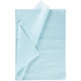 Seidenpapier, 50x70 cm, 17 g, Hellblau, 25 Bl./ 1 Pck