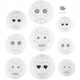 Mobile mit Motivdruck, D 12+15+18 cm, 300 g, Weiß, 3 Set/ 1 Pck