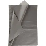 Seidenpapier, Blatt 50x70 cm, 17 g, Dunkelgrau, 25 Bl./ 1 Pck