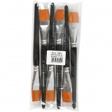 Gold Line Pinsel, 20, L 21 cm, B 24 mm, Flach, 6 Stk/ 1 Pck