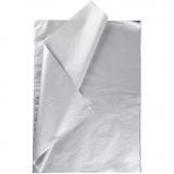 Seidenpapier, Blatt 50x70 cm, 14 g, Silber, 25 Bl./ 1 Pck