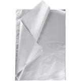 Seidenpapier, Blatt 50x70 cm, 14 g, Silber, 25 Bl./ 1 Pck